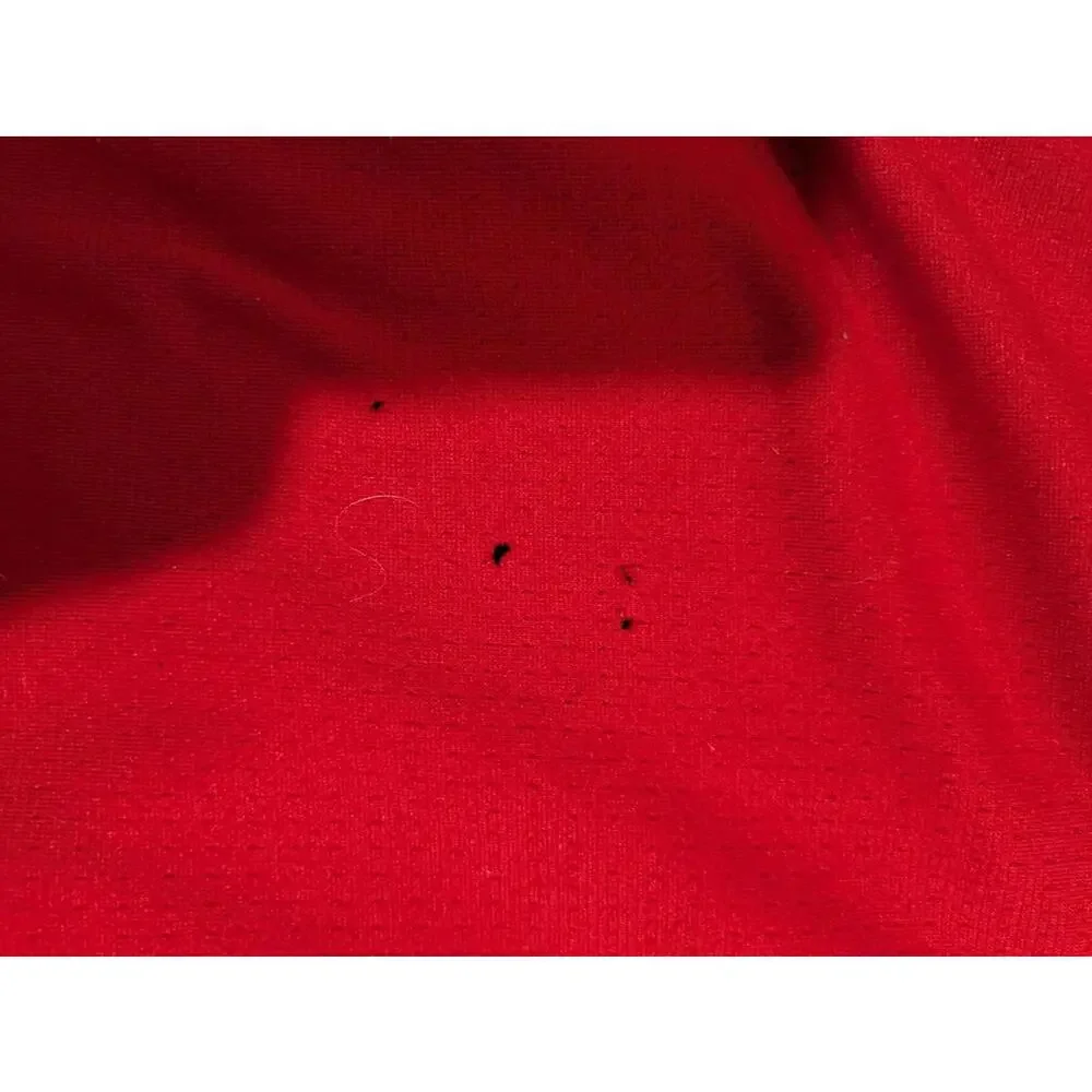 Mens‎ Nike Elite Therma-Fit Black Red Long Sleeve Pullover Hoodie Size Medium M